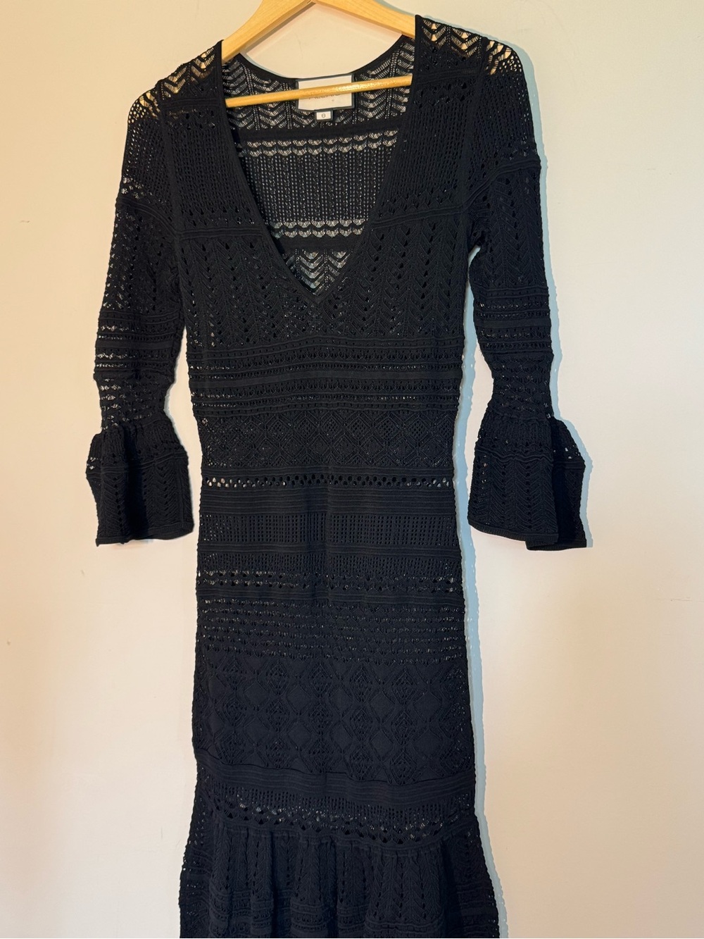 🖤 Alexis Darcie Black Crochet Mermaid Maxi Dress
Size Small - Picture 7 of 14